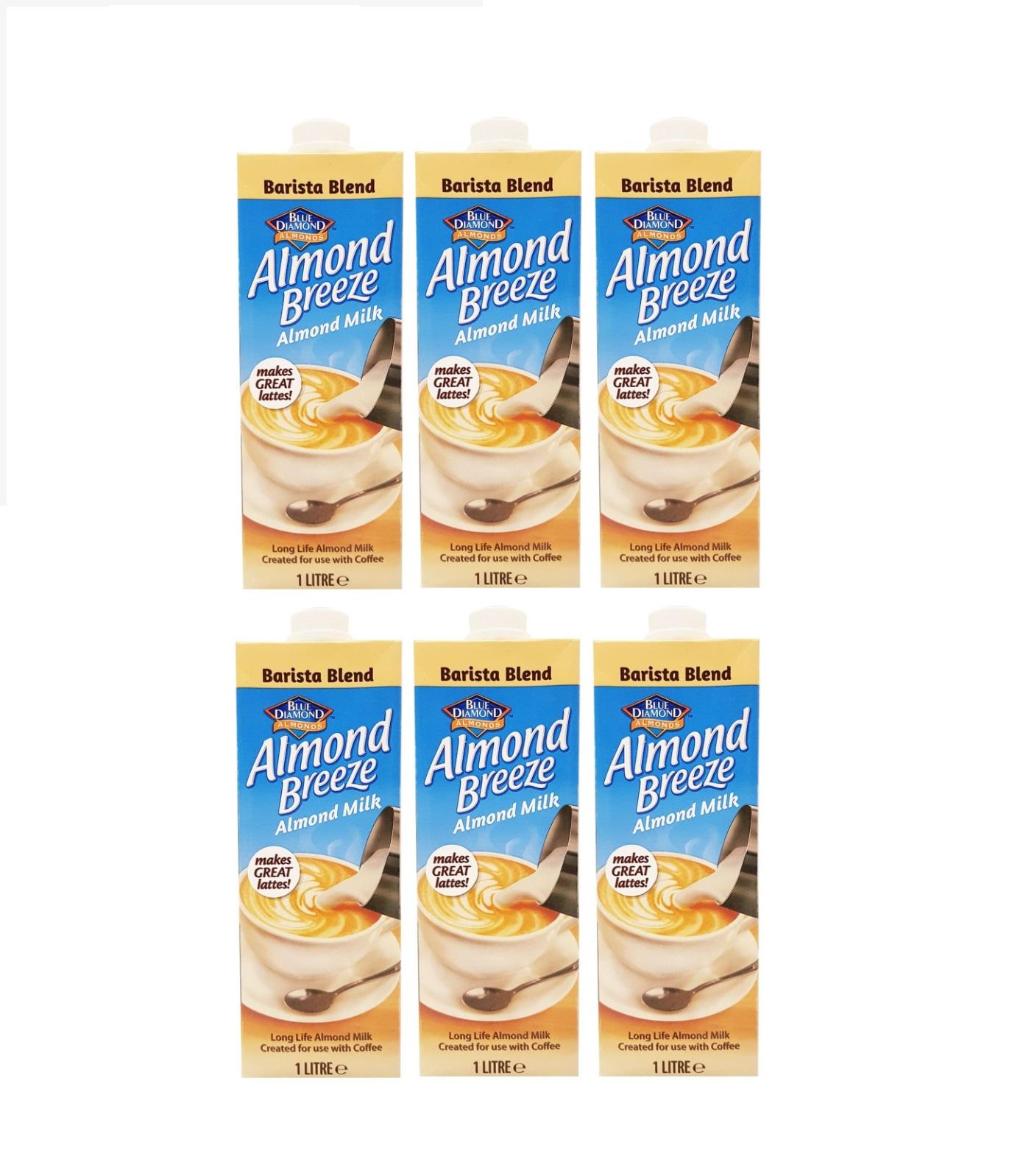Almond Breeze Barista Blend Almond Milk - 1 Liter x 6