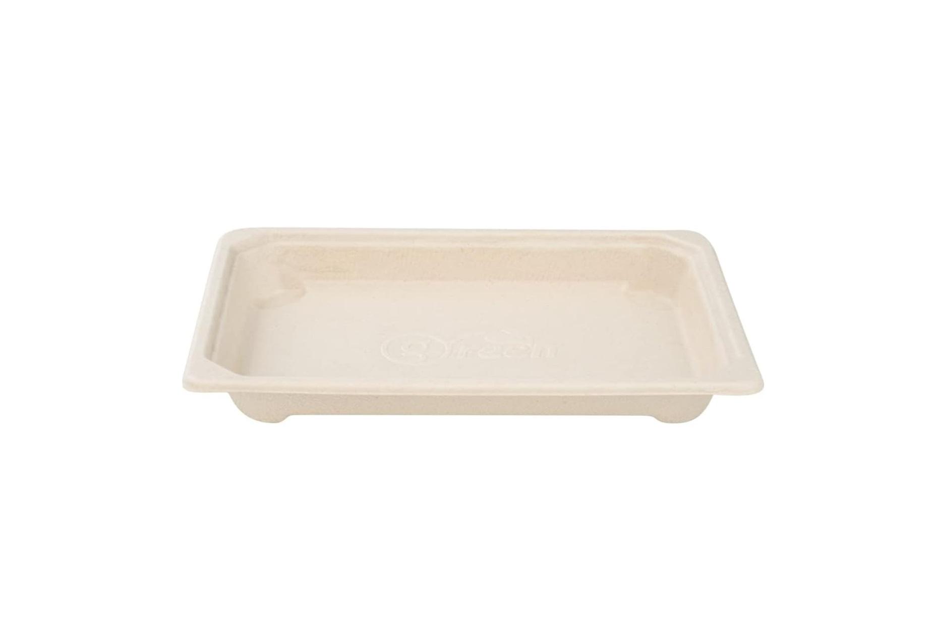 Falcon Bagasse Sushi Tray SS-06 - 50 pcs x 10