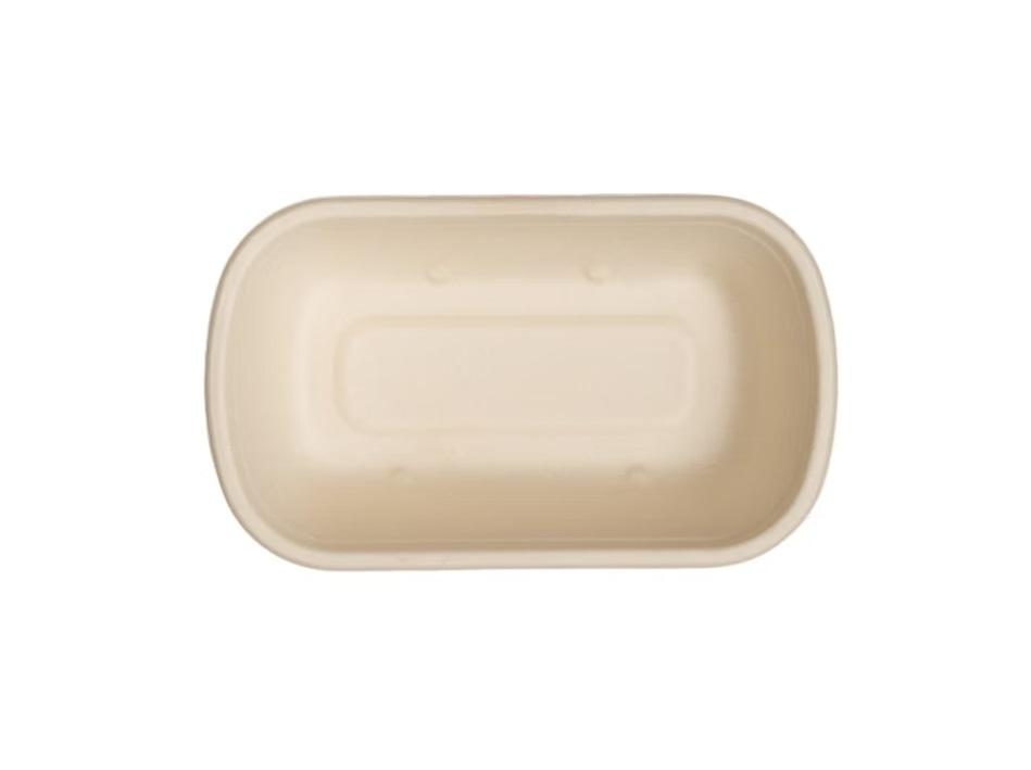 Falcon Bagasse Rectangle Container, 1200 ml - 125 pcs x 4