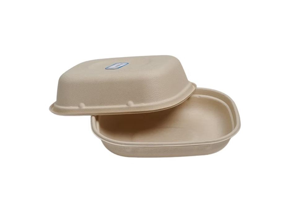 Falcon Bagasse Food Container, 850 ml - 50 pcs x 6