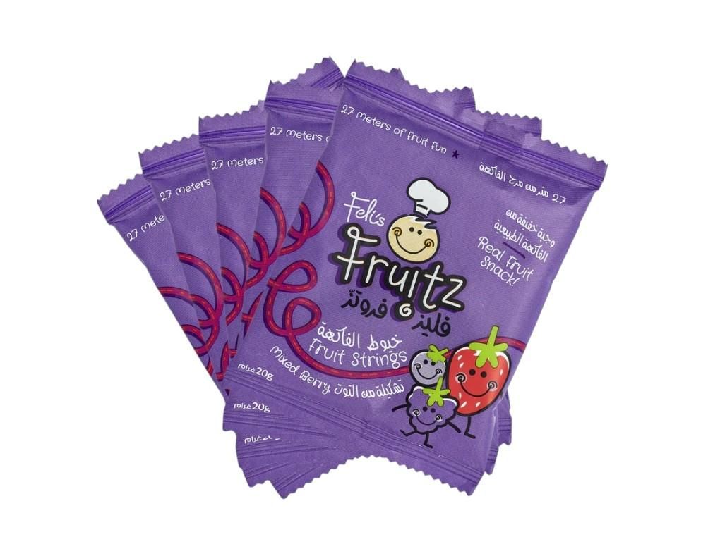 Feli's Fruitz Mixed Berry Fruit Strings - 20g x 5