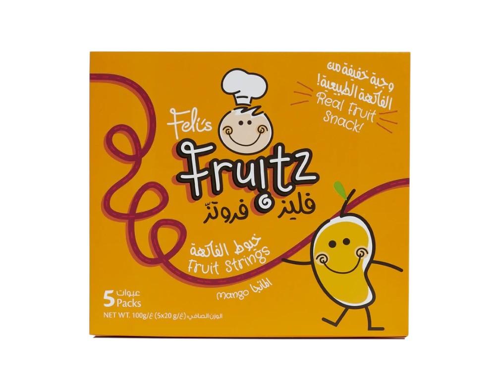 Feli's Fruitz Mango Fruit Strings - 20g x 5