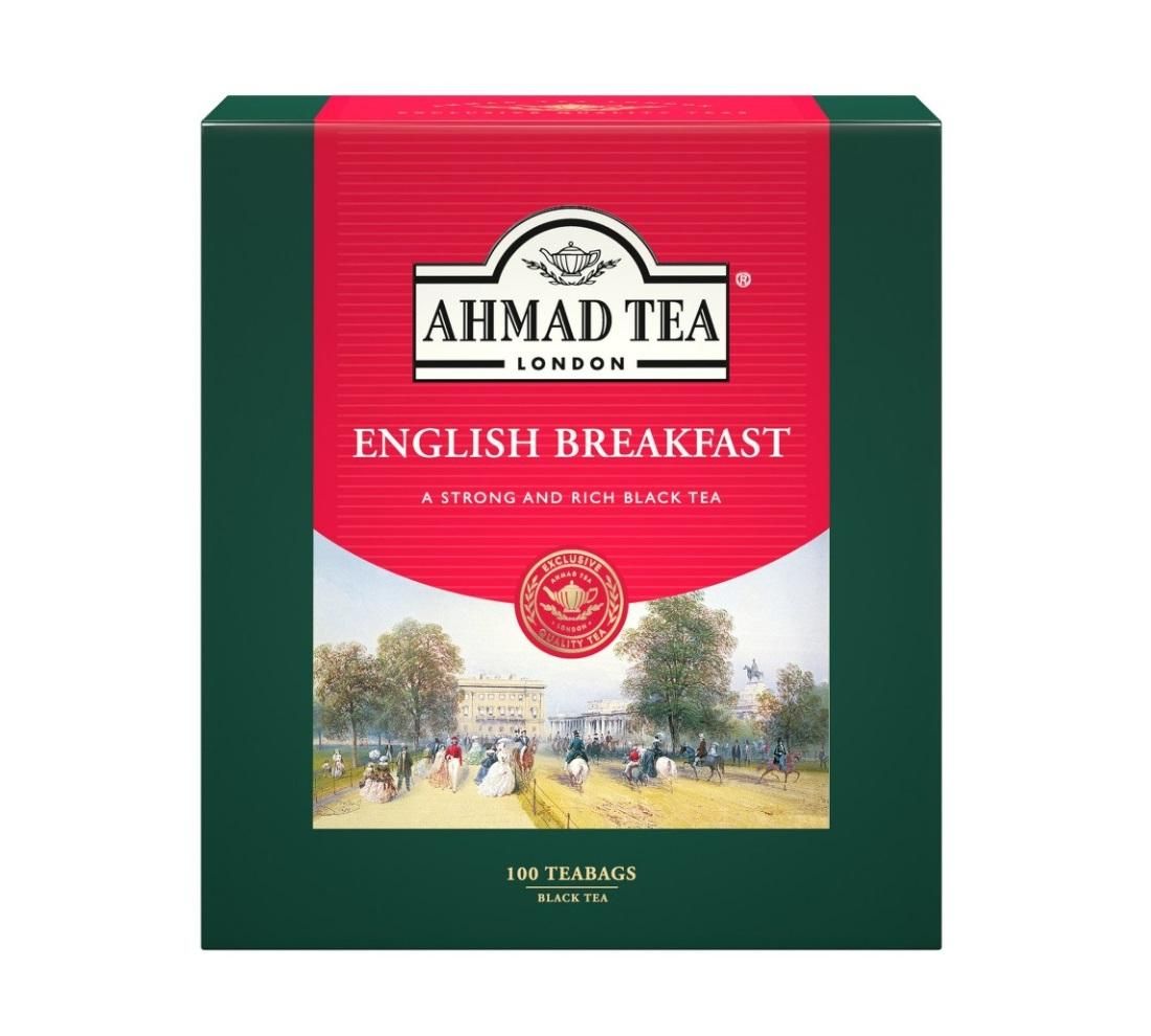Ahmad Tea English Breakfast, Tagged - 100 bags
