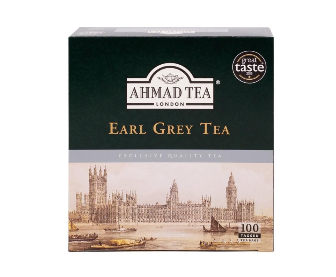 Ahmad Tea Earl Grey, Tagged - 100 bags