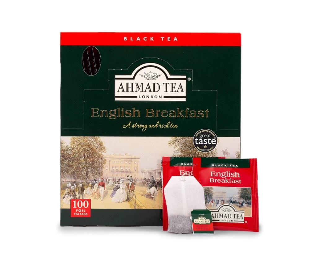Ahmad Tea English Breakfast, Enveloped - 100 bags