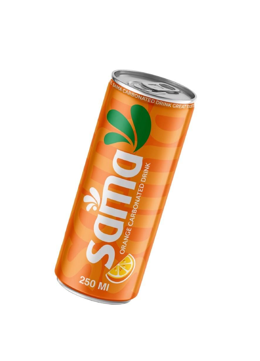 Sama Carbonated Drink Orange - 250 ml