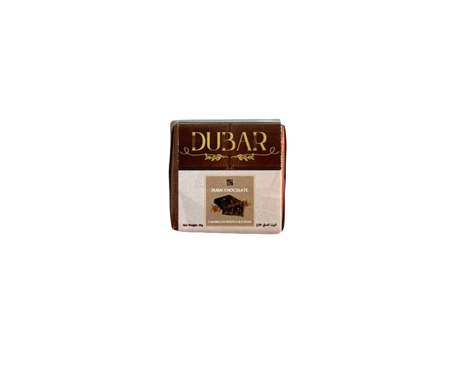Dubar Dubai Chocolate, Caramelized Biscuits & Kunafa - 20g