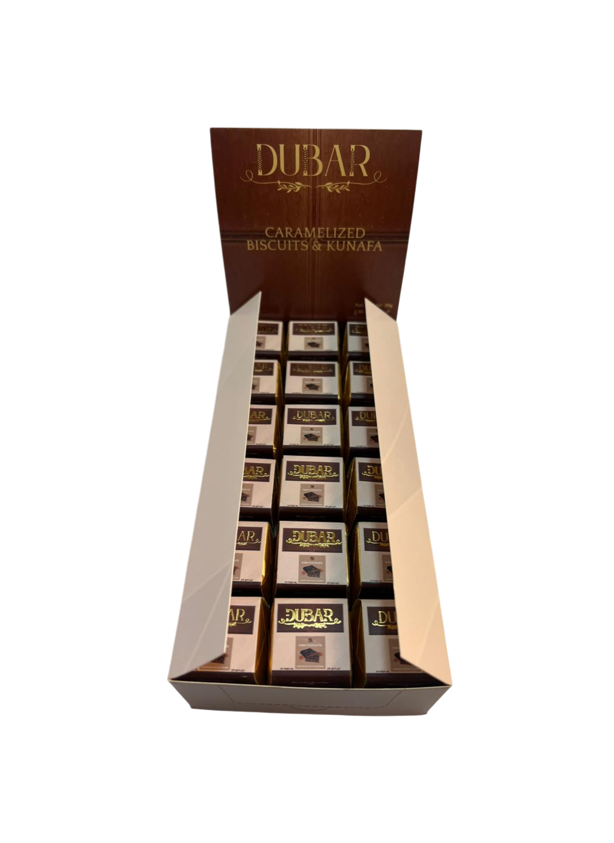 Dubar Dubai Chocolate, Caramelized Biscuits & Kunafa - 20g