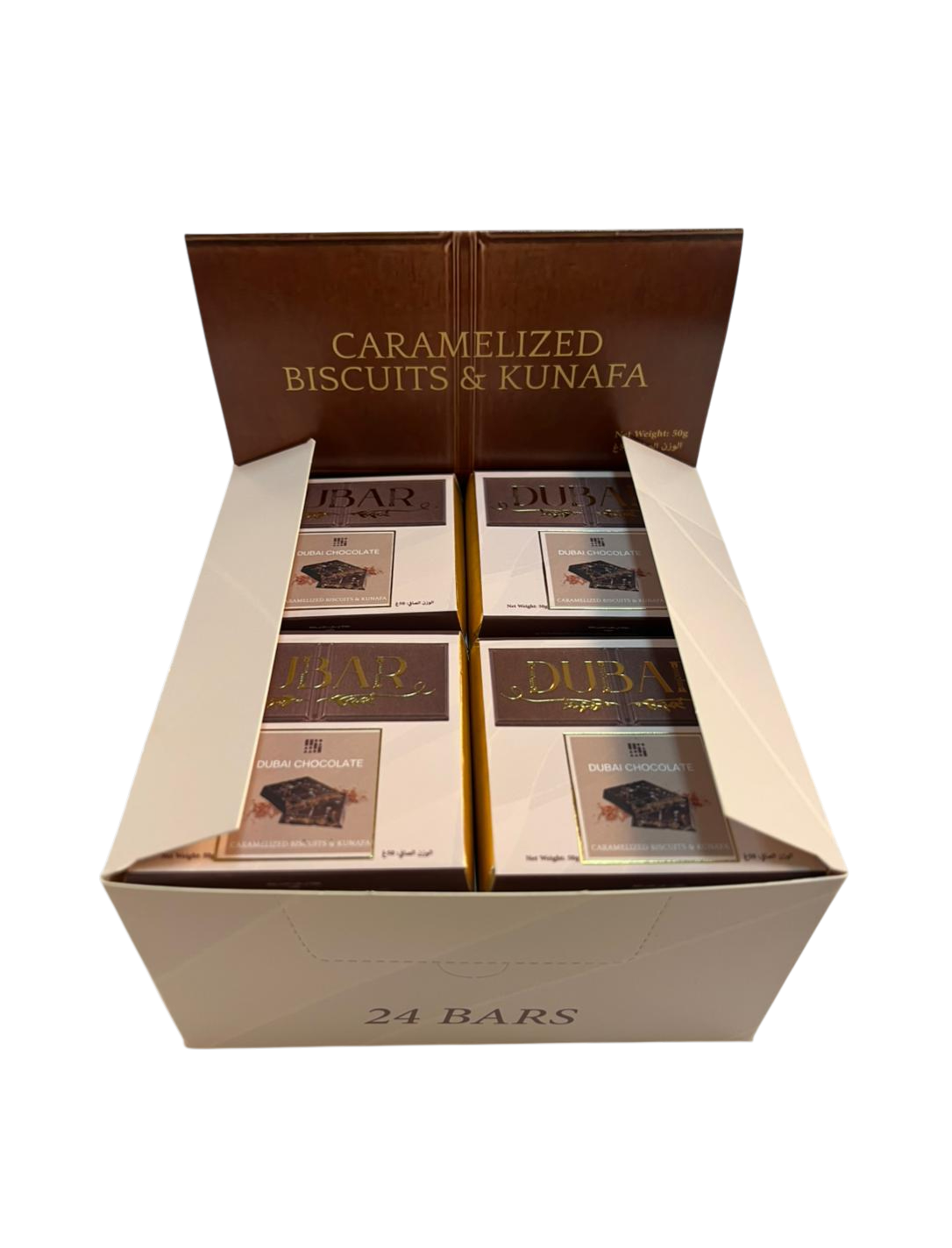 Dubar Dubai Chocolate, Caramelized Biscuits & Kunafa - 50g