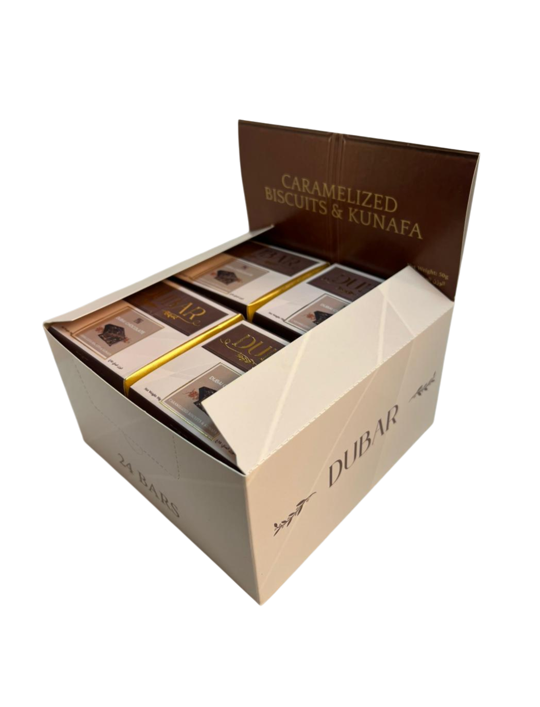 Dubar Dubai Chocolate, Caramelized Biscuits & Kunafa - 50g