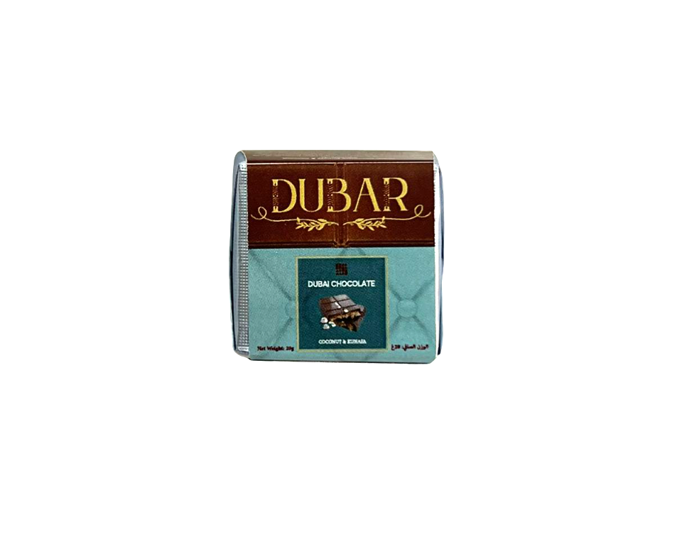 Dubar Dubai Chocolate, Coconut & Kunafa - 20g