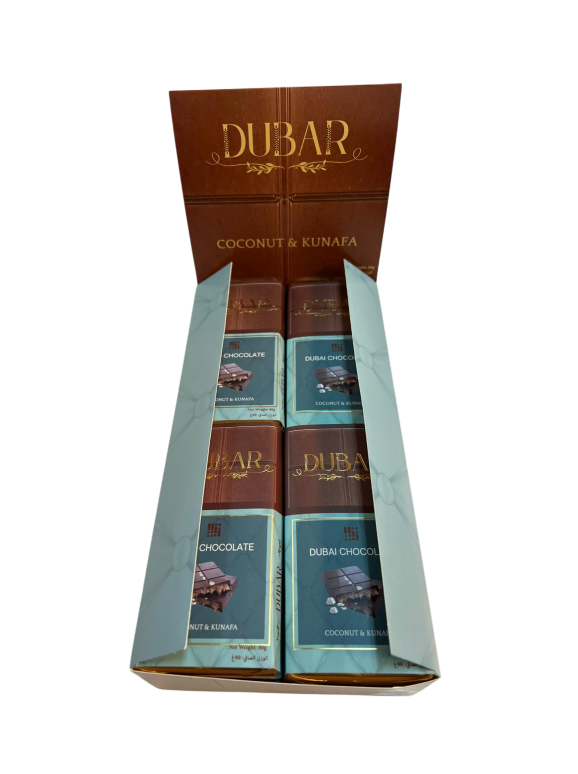 Dubar Dubai Chocolate, Coconut & Kunafa - 80g