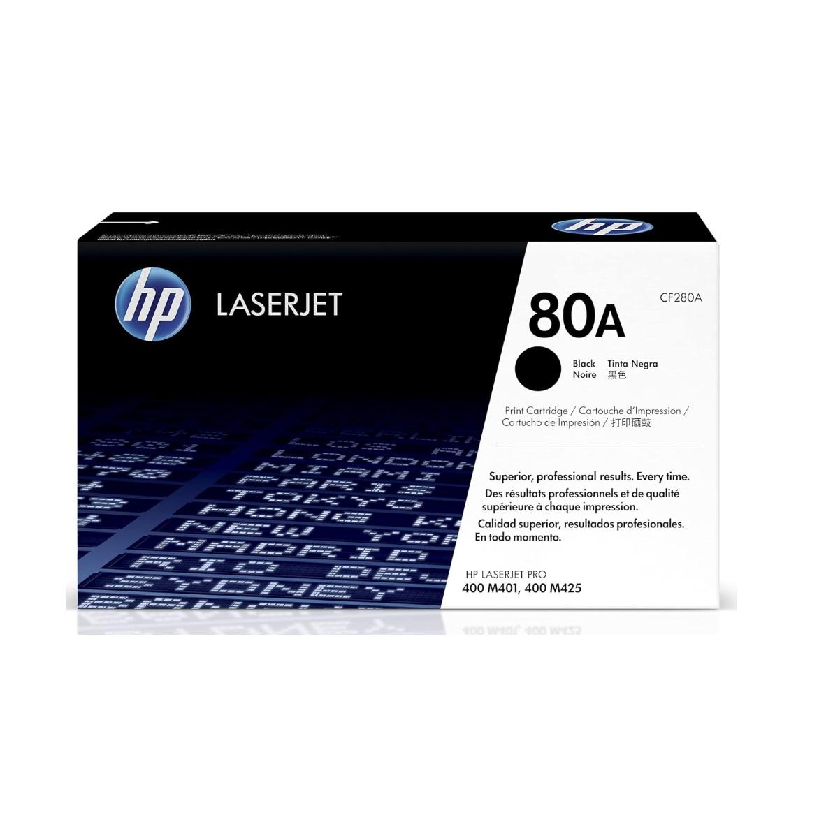 HP 80A Black Original LaserJet Toner Cartridge