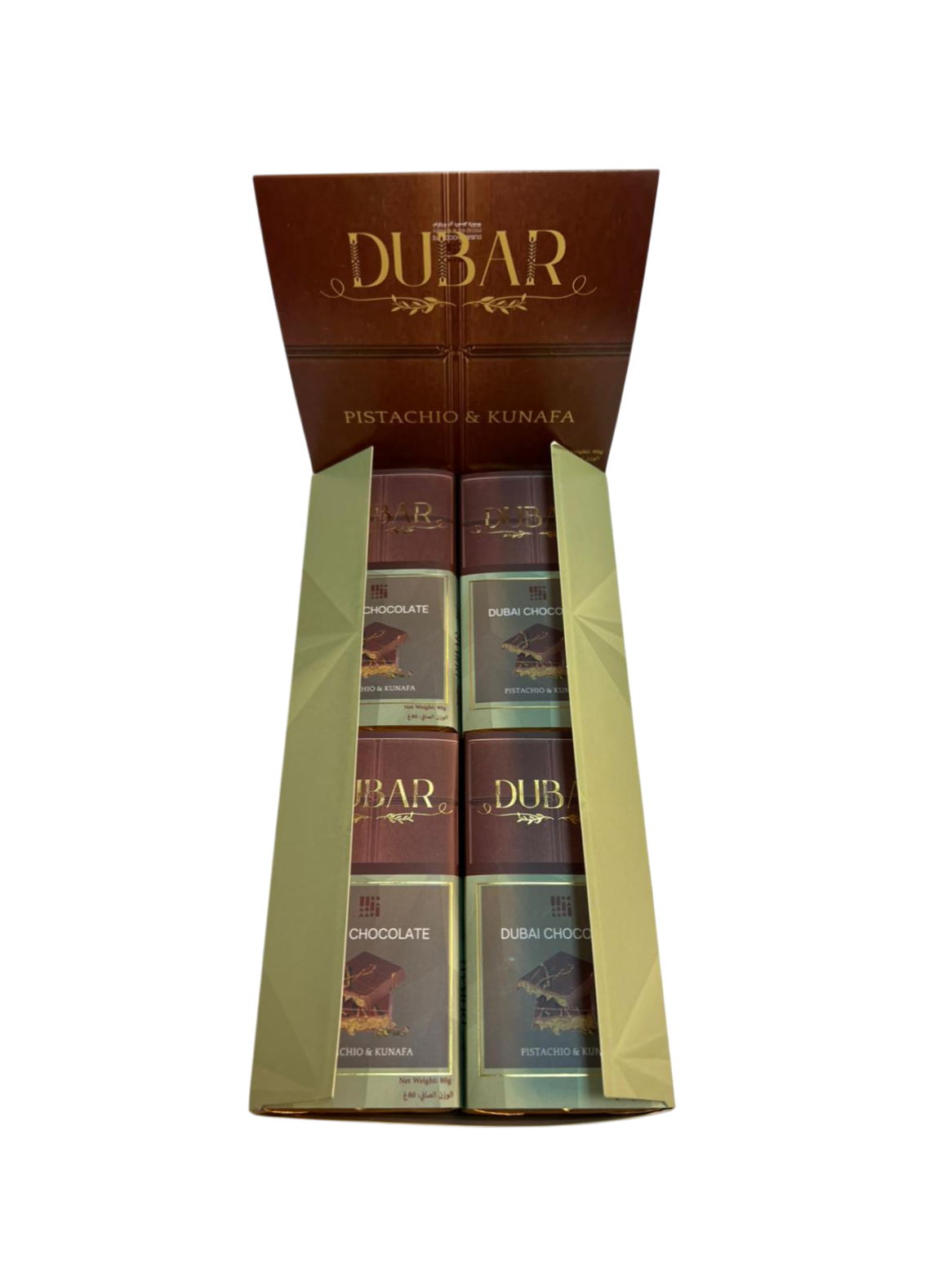 Dubar Dubai Chocolate, Pistachio & Kunafa - 80g