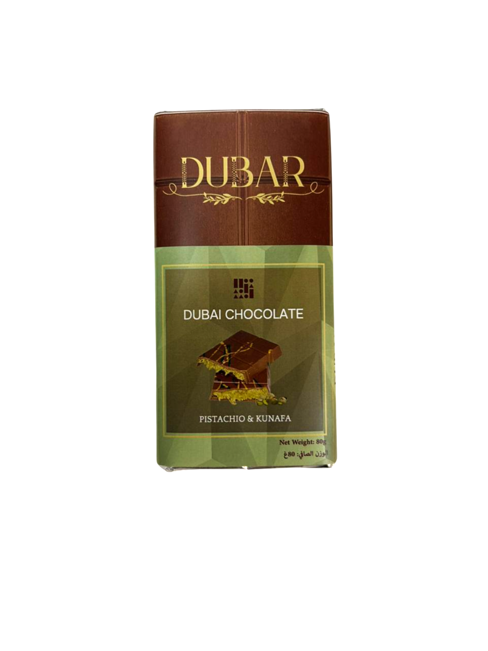 Dubar Dubai Chocolate, Pistachio & Kunafa - 80g