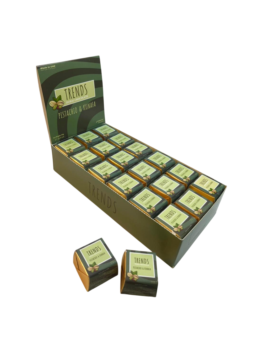 Trends Dubai Chocolate, Pistachio & Kunafa - 20g
