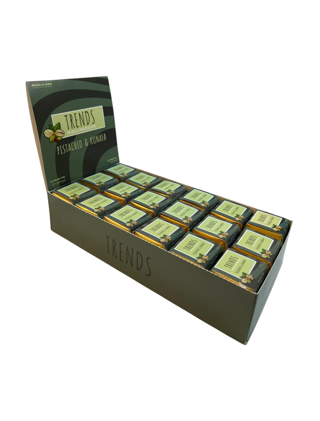 Trends Dubai Chocolate, Pistachio & Kunafa - 20g