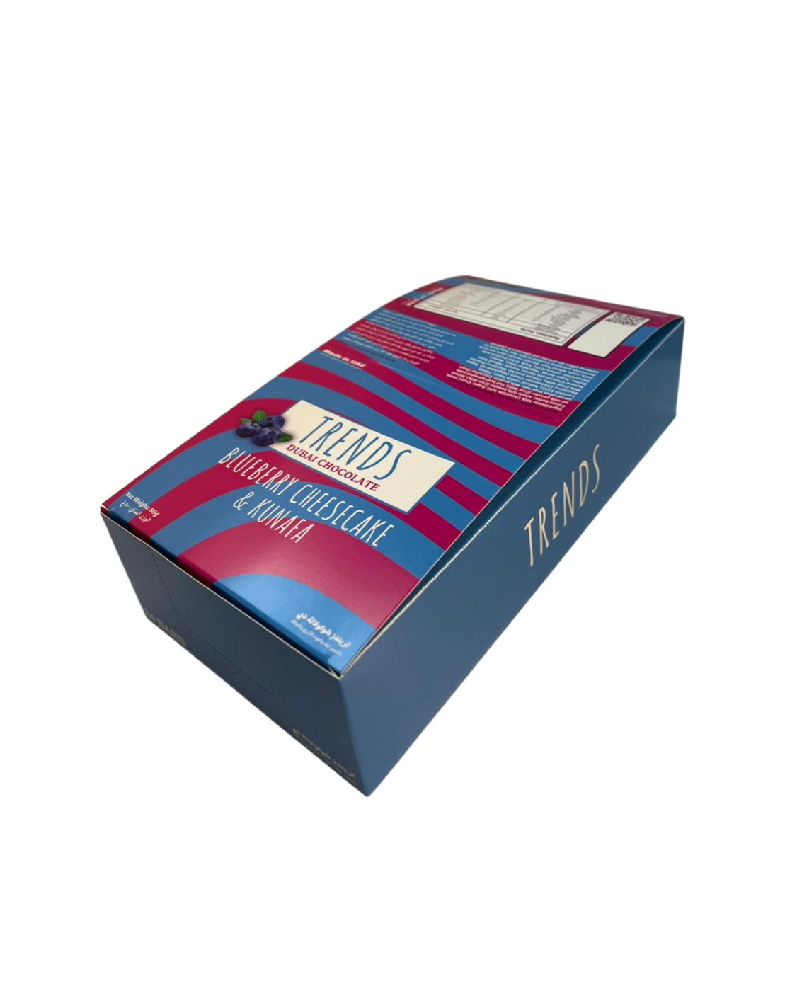 Trends Dubai Chocolate, Blueberry Cheesecake & Kunafa - 80g