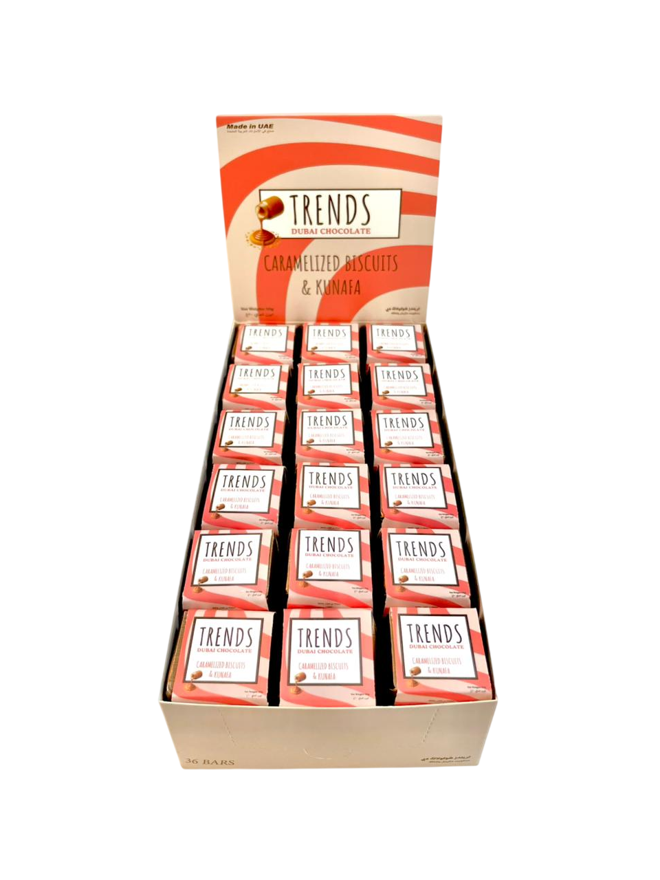 Trends Dubai Chocolate, Caramelized Biscuits & Kunafa - 20g