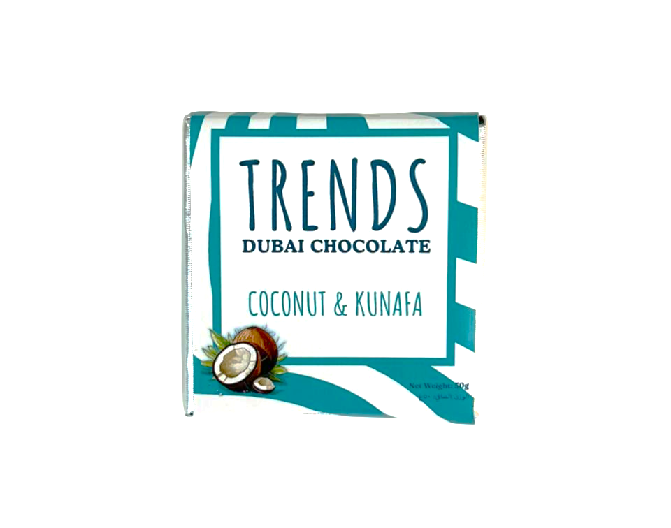 Trends Dubai Chocolate, Coconut & Kunafa - 50g