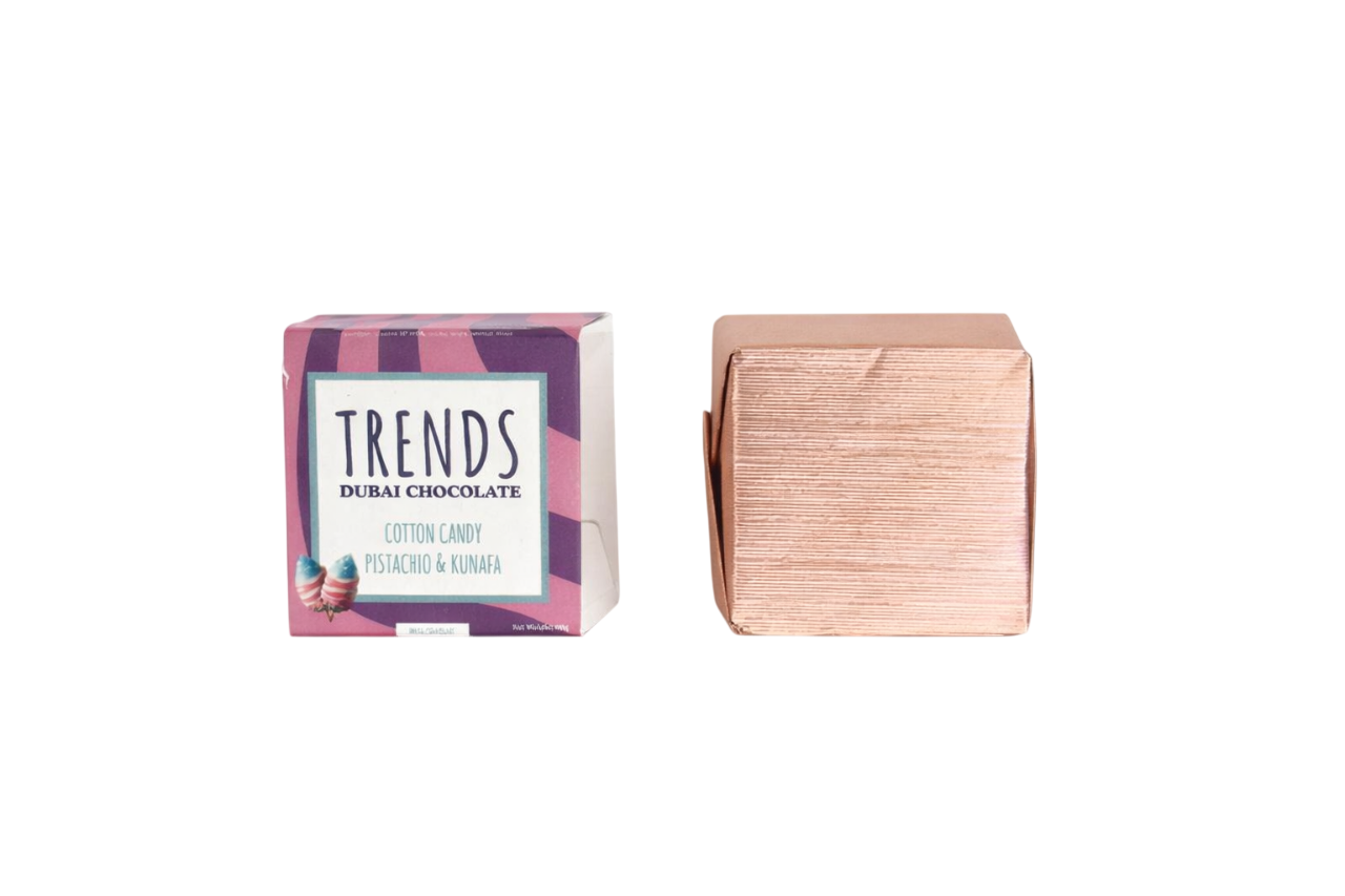 Trends Dubai Chocolate, Cotton Candy Pistachio & Kunafa - 20g