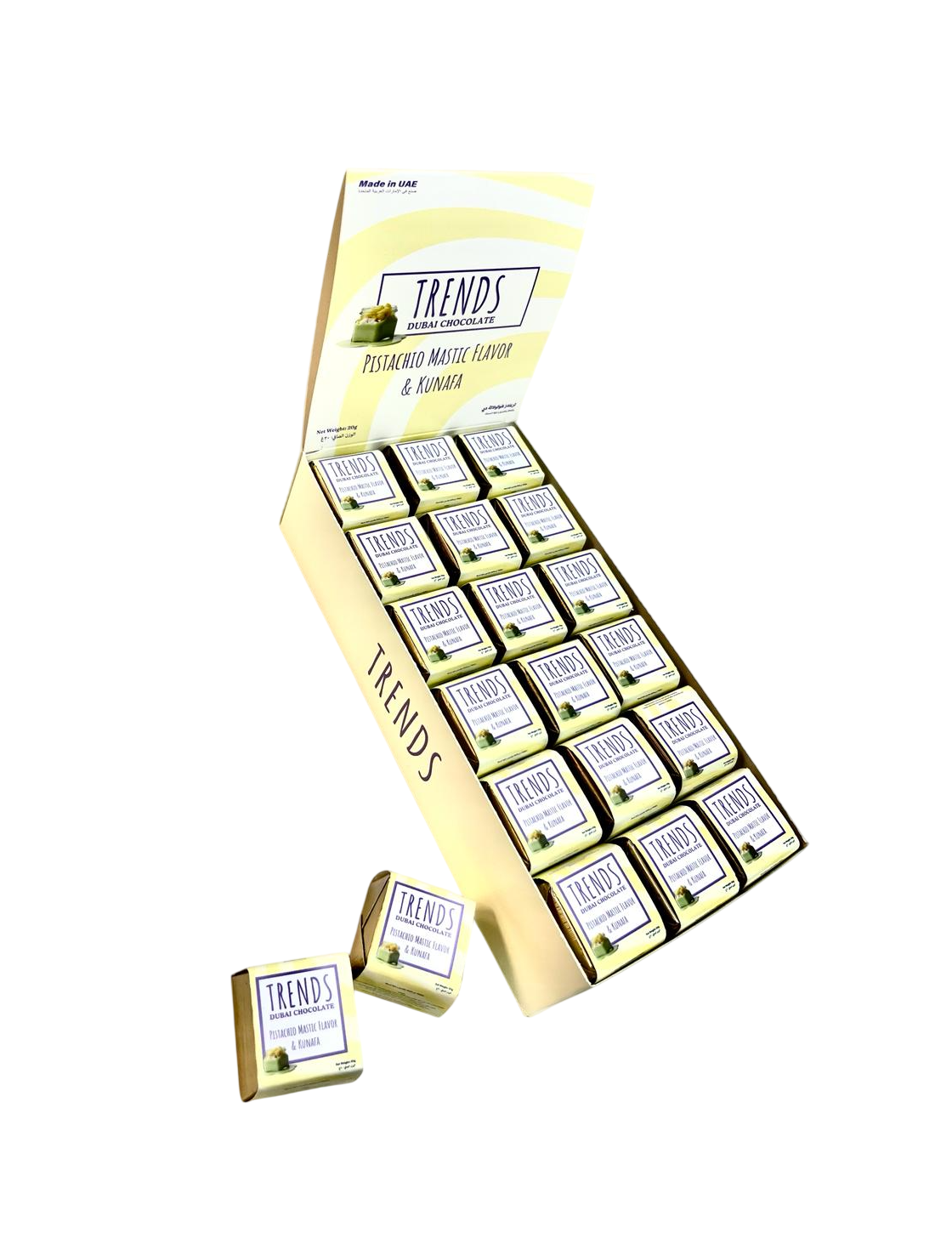 Trends Dubai Chocolate, Mastic Pistachio & Kunafa - 20g