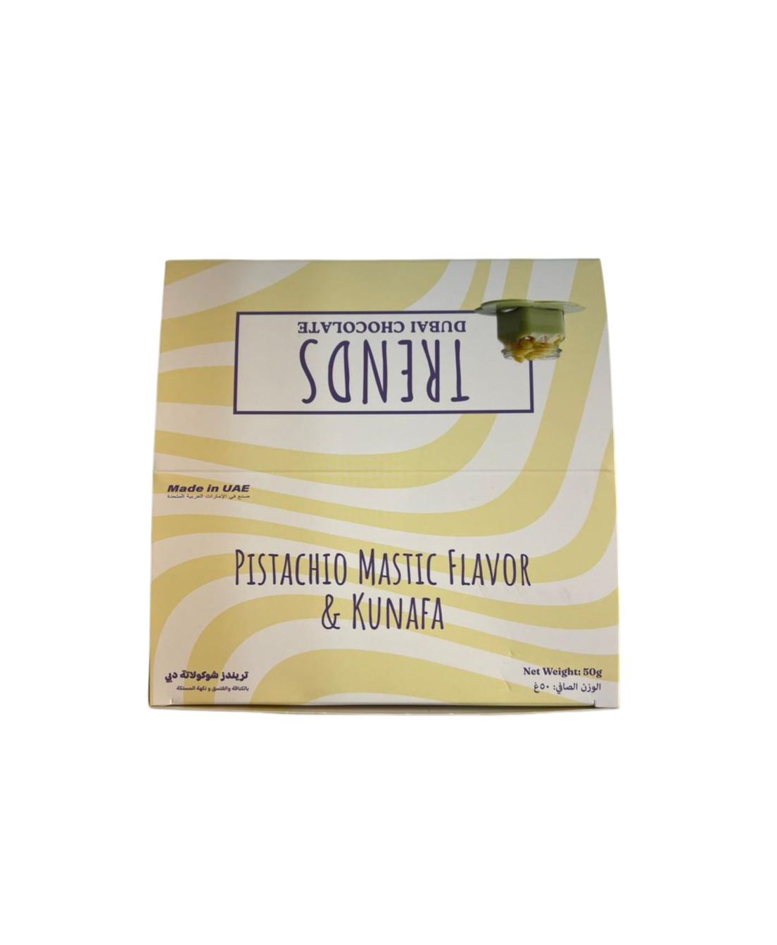 Trends Dubai Chocolate, Mastic Pistachio & Kunafa - 50g