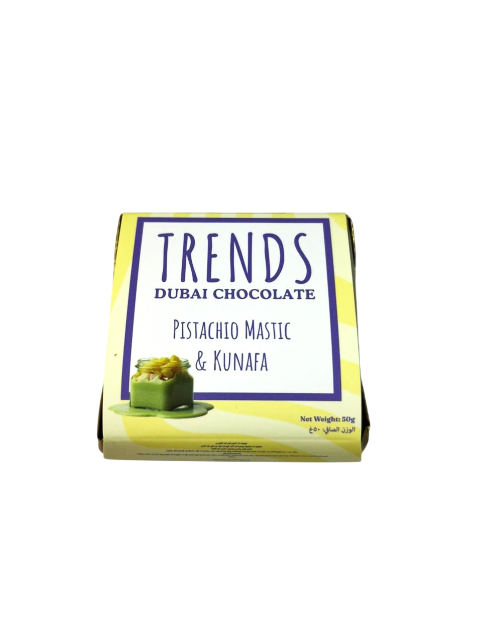 Trends Dubai Chocolate, Mastic Pistachio & Kunafa - 50g