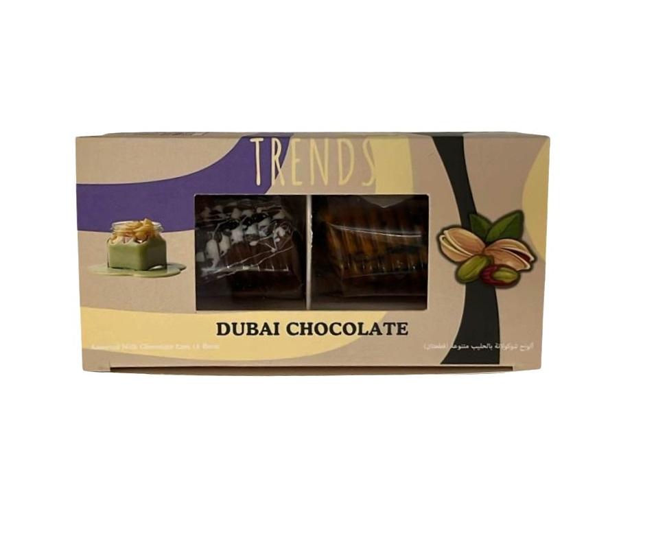 Trends Dubai Chocolate, Pistachio Kunafa & Mastic Pistachio Kunafa - 80g (2x40g)