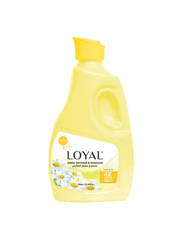 Loyal Fabric Softener, Aroma del Sol Yellow - 3000 ml
