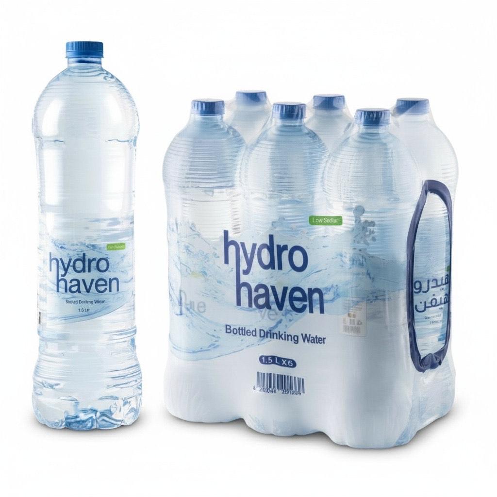 Hydro Haven Bottled Drinking Water - (200 ml x 30) x 3