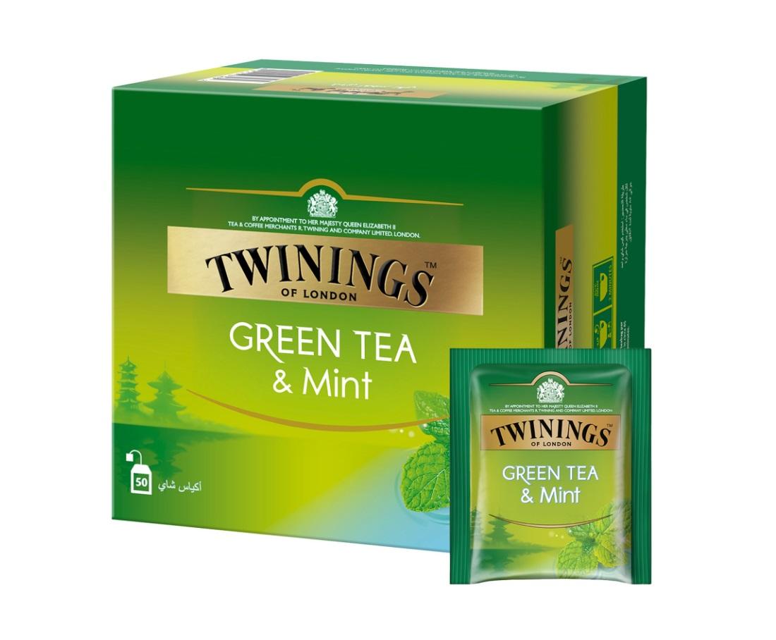 Twinings Green Tea & Mint - 50 Bags