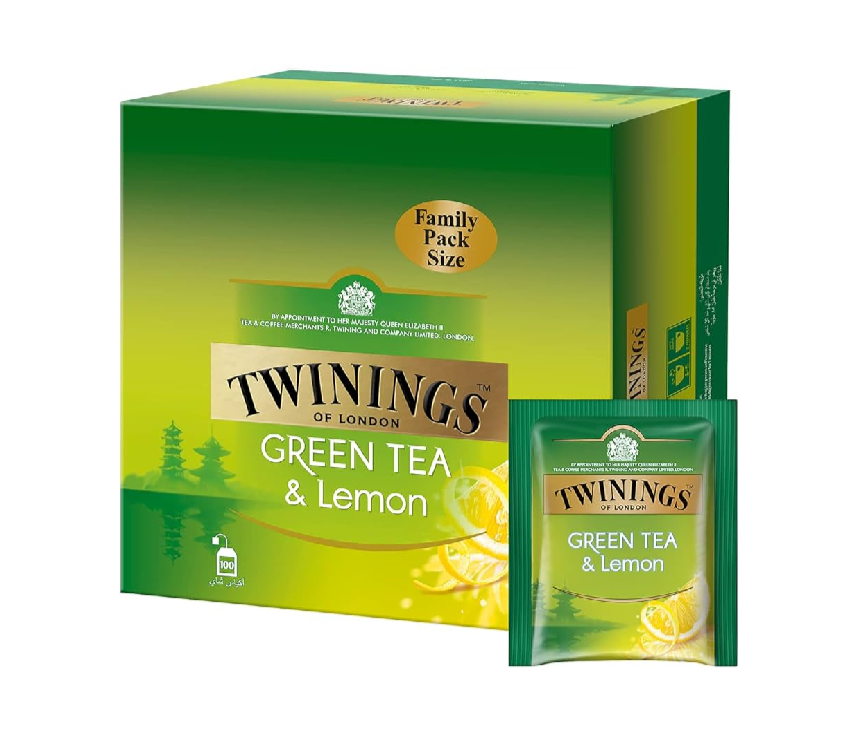 Twinings Green Tea and Lemon - 100 Bags