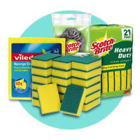 Sponges, Scourers & Cloths