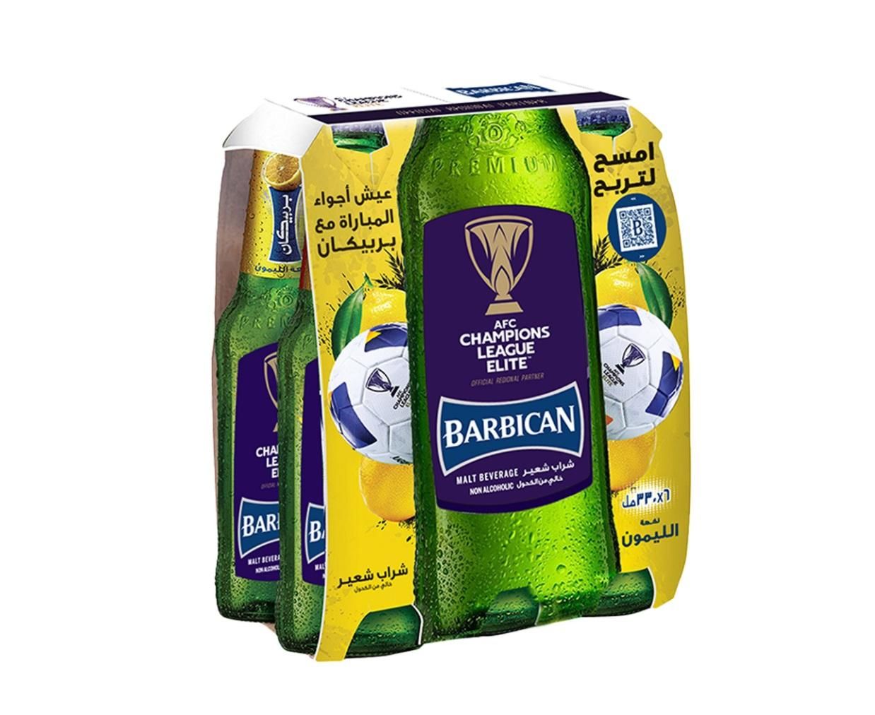 Barbican Lemon Non-Alcoholic Malt Beverage - 330 ml x 6
