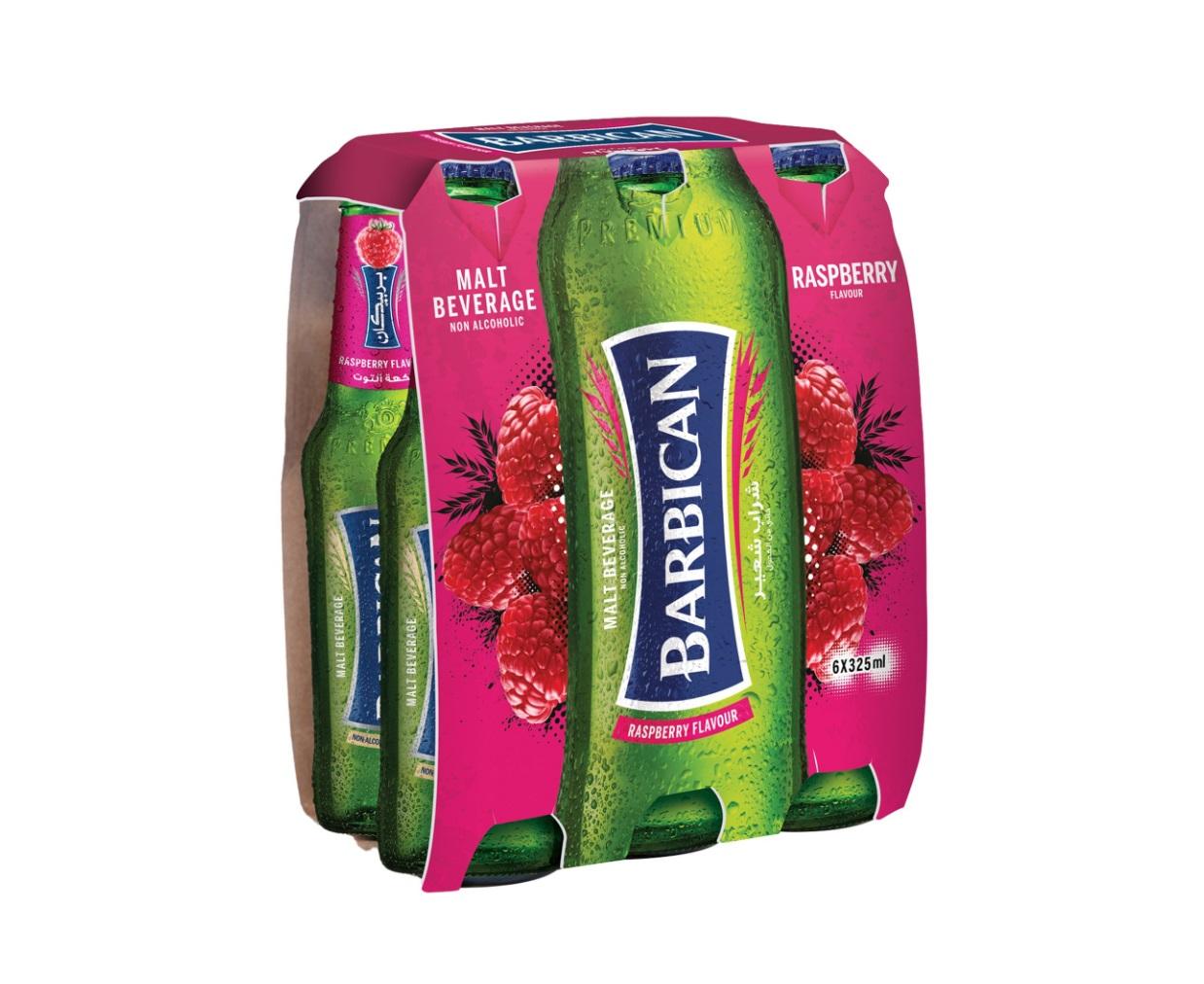 Barbican Raspberry Non-Alcoholic Malt Beverage - 325 ml x 6