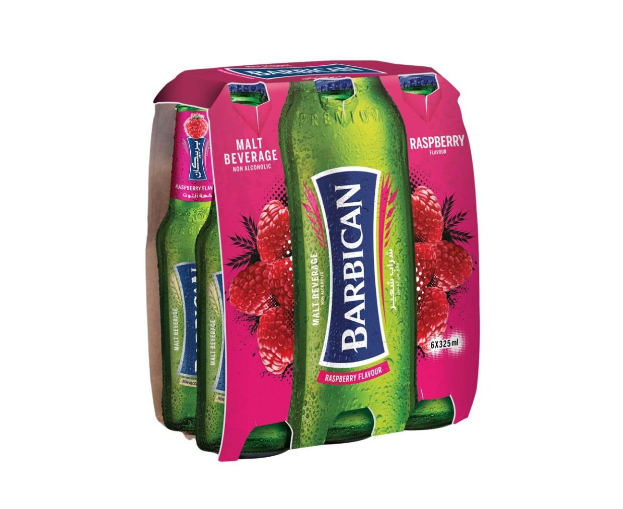 Barbican Raspberry Non-Alcoholic Malt Beverage - 325 ml x 6