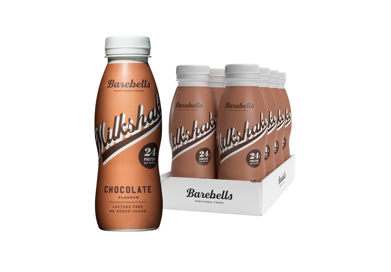 Barebells Protein Milkshake, Chocolate - 330 ml x 8