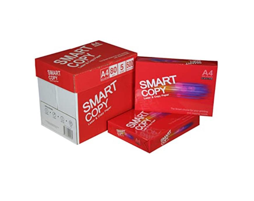 Smart Copy A4 Size Paper, 80 GSM - 500 Sheets x 5