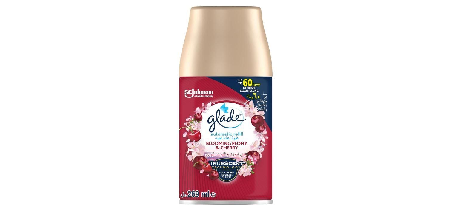 Glade Automatic Spray Refill, Blooming Peony & Cherry - 269 ml