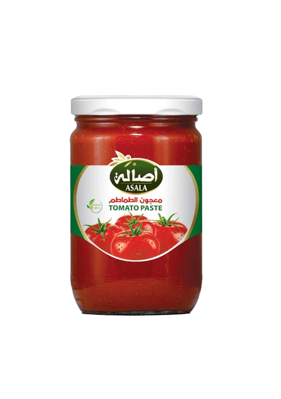 Asala Tomato Paste, Glass Bottle - 660g