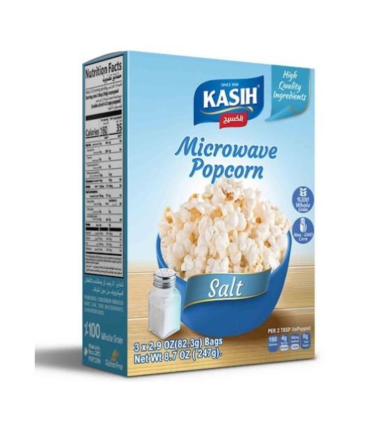 Kasih Microwave Popcorn Salt,3 Bags of 82.3g - 247g