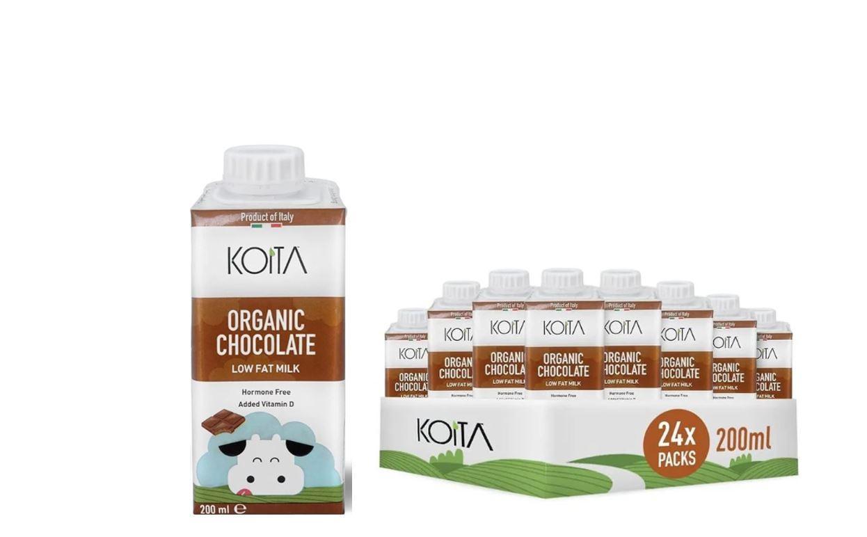 Koita Organic Milk Chocolate - 200 ml x 24