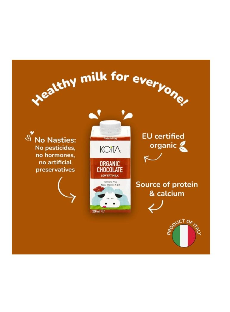 Koita Organic Milk Chocolate - 200 ml x 24