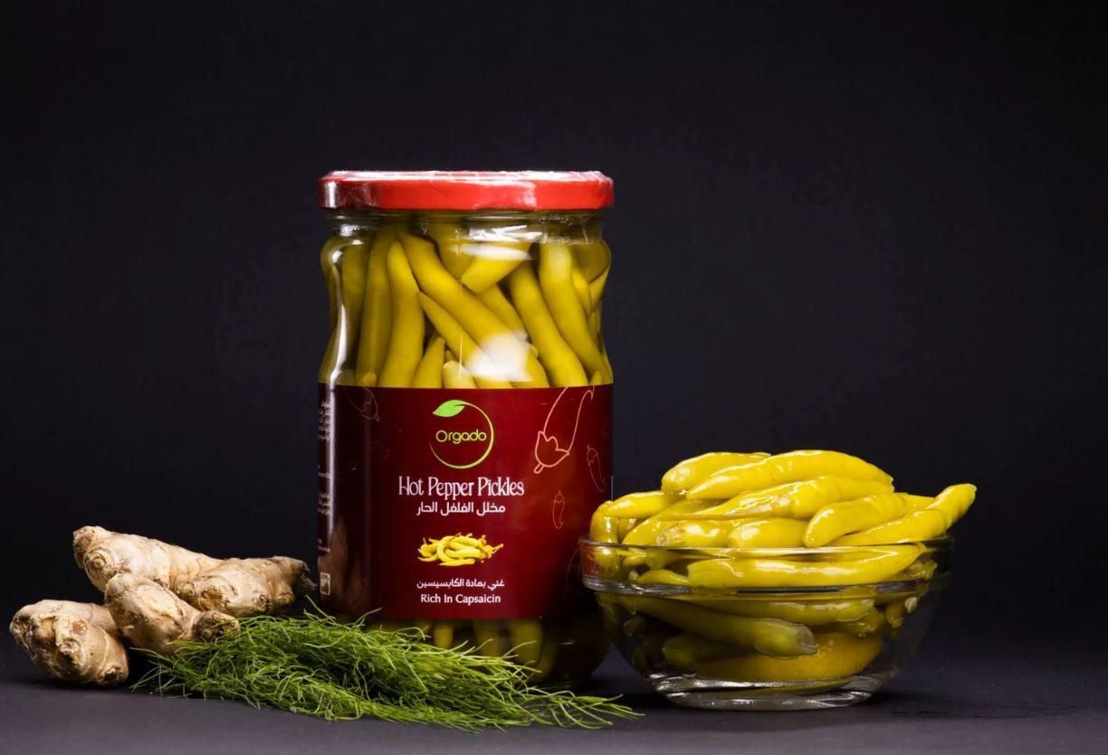 Orgado Hot Pepper Pickles - 660g