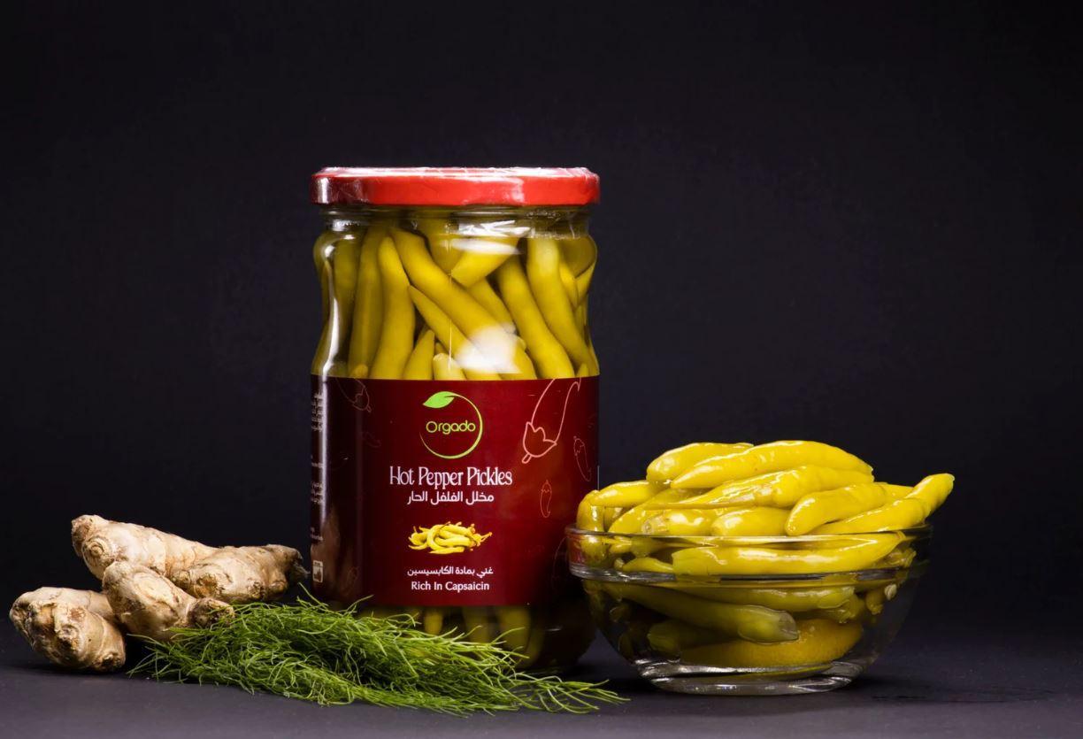 Orgado Hot Pepper Pickles - 660g