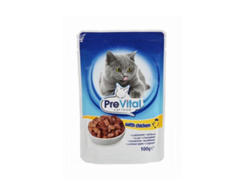 Prevital Cat Food with Chicken - 100g