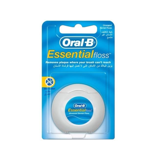 Oral-B Essential Unwaxed Dental Floss 50 m