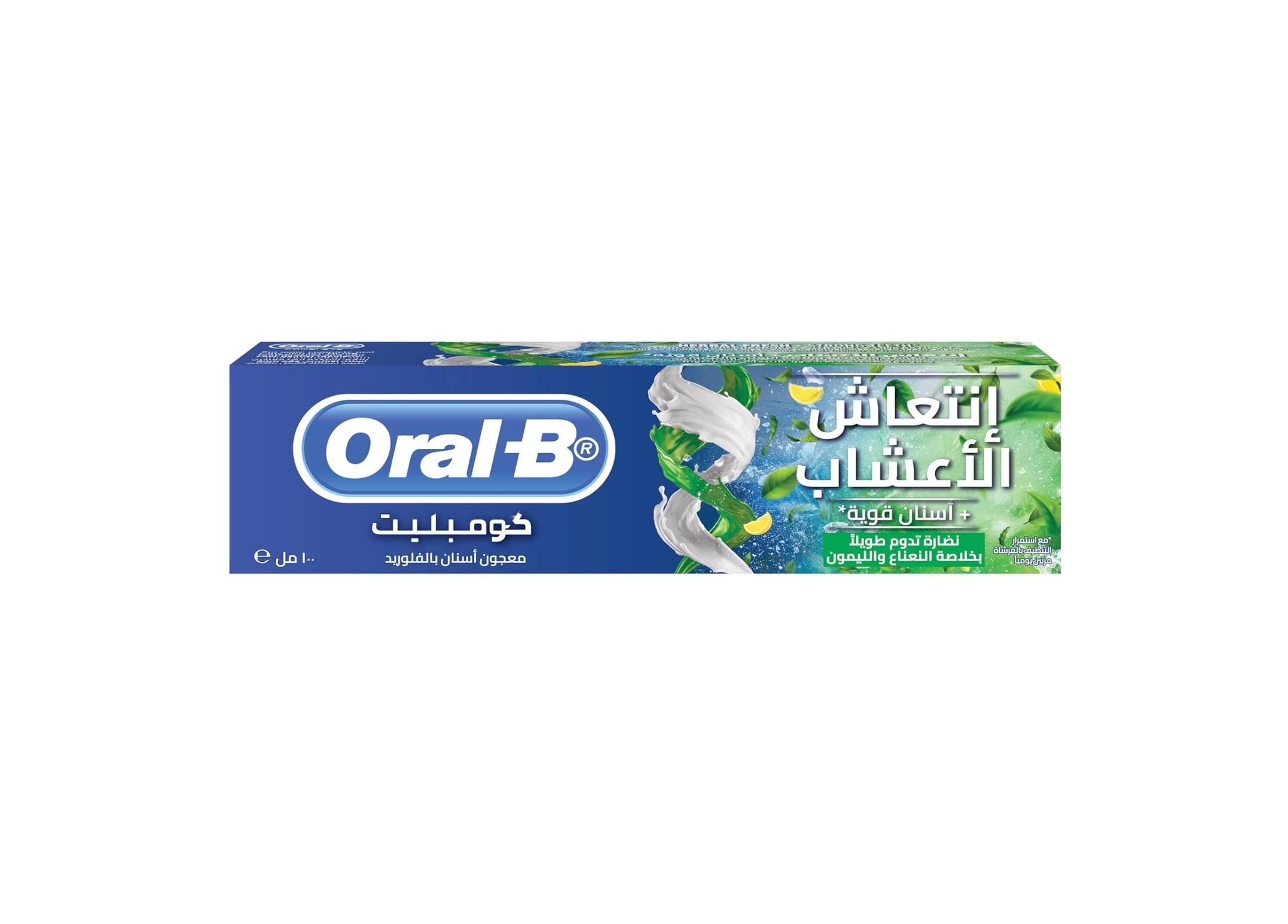 Oral-B Complete Herbal Fresh + Strong Teeth Toothpaste - 100 ml