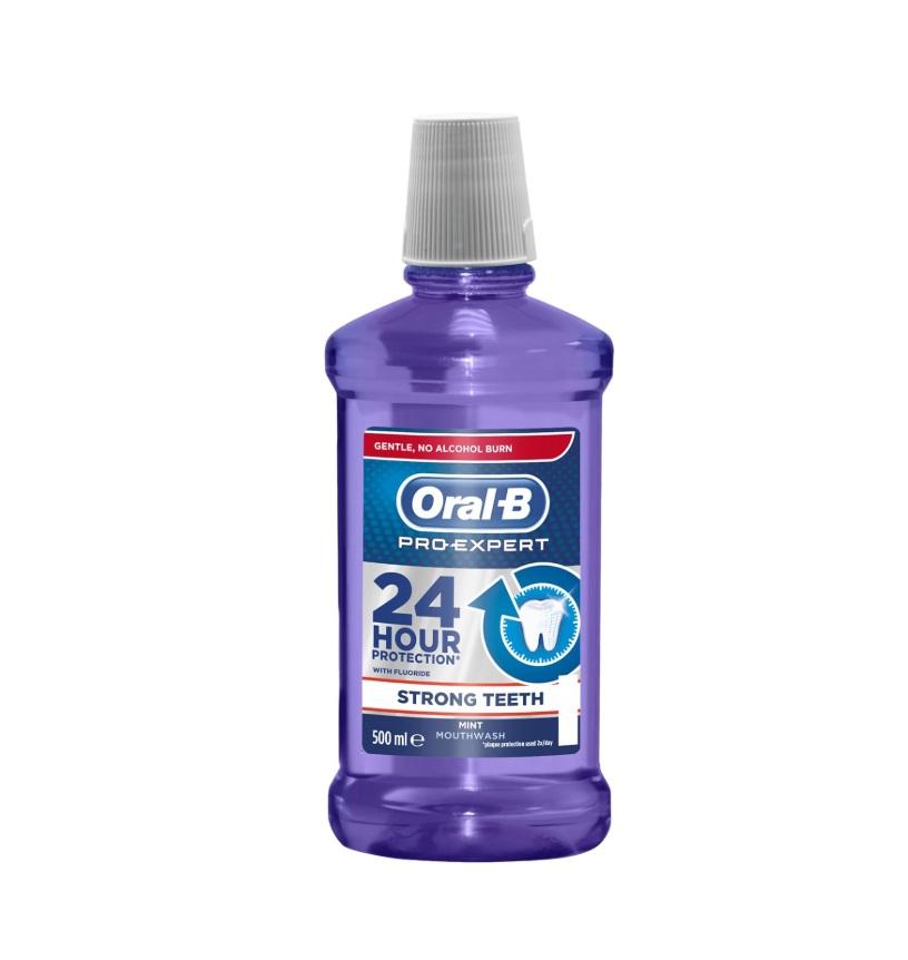Oral-B Pro-Expert Strong Teeth Mint Mouthwash - 500 ml